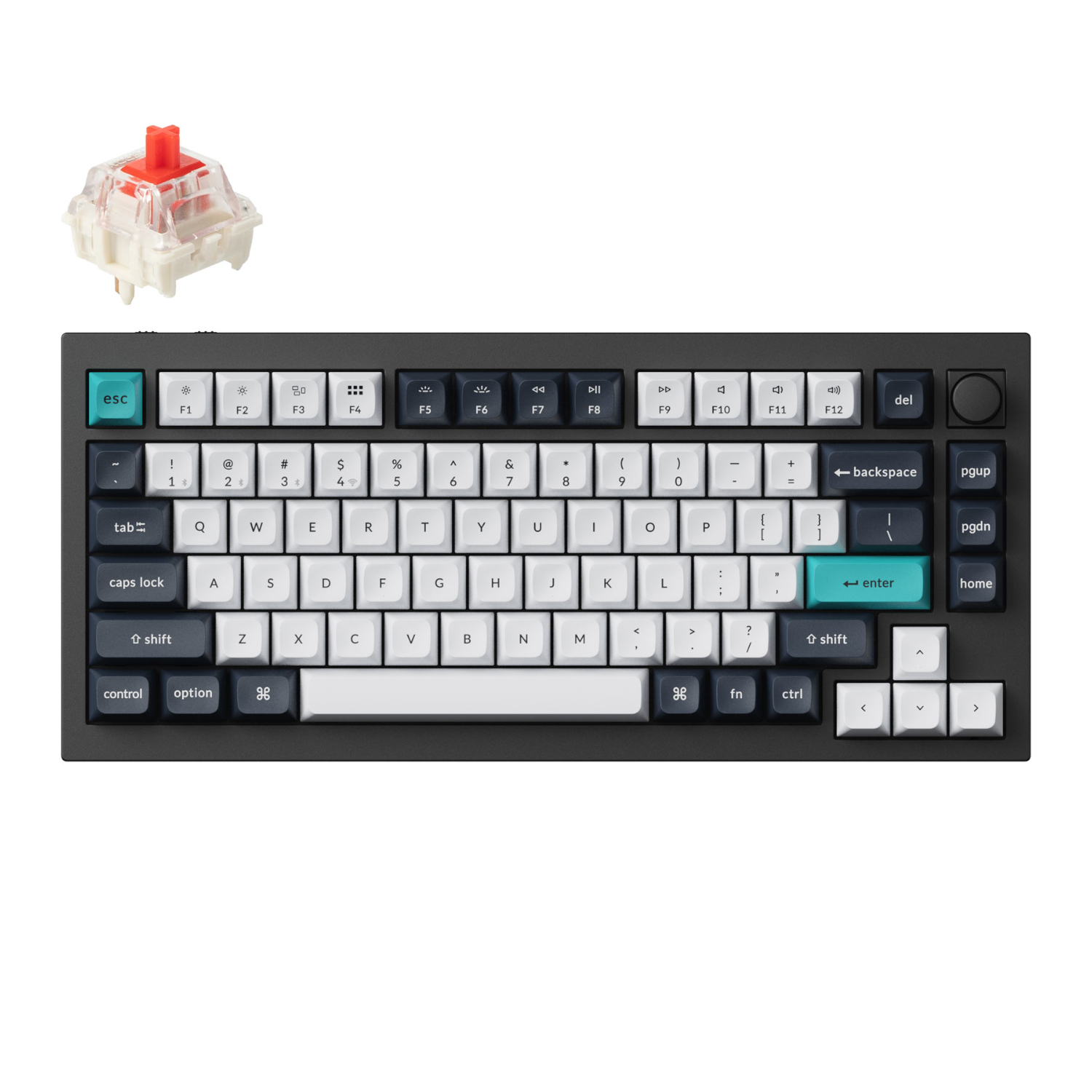 Q1M-M1_Keychron-Q1-Max-QMK-VIA-RGB-Wireless-Custom-Mechanical-Keyboard-Gateron-RED-Switches-Black_wr_01a