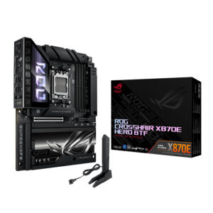 ASUS ROG CROSSHAIR X870E HERO BTF AMD AM5 ATX Gaming Motherboard