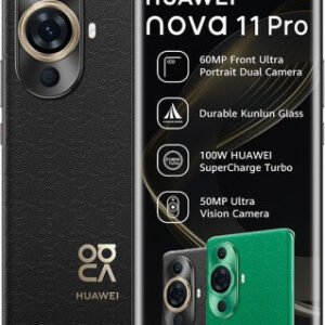 Huawei Nova 11 Pro 4G Dual Sim 256GB (Black, 256 GB) (8 GB RAM)