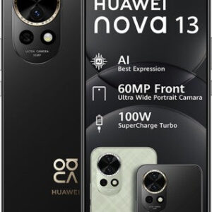 Huawei Nova 13 4G Dual Sim 256GB (Black, 256 GB) (12 GB RAM)