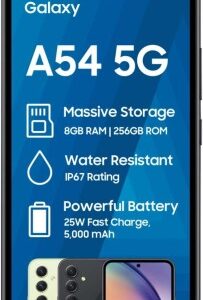 Samsung Galaxy A54 5G (Awesome Graphite, 256 GB) (8 GB RAM)