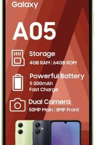 Samsung Galaxy A05 (Light Green, 64 GB) (4 GB RAM)