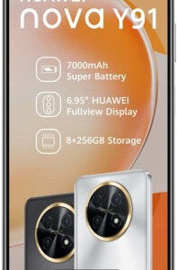 Huawei Nova Y91 Silver (Black, 256 GB) (8 GB RAM)