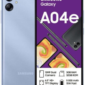 Samsung Galaxy A04e (Blue, 32 GB) (3 GB RAM)