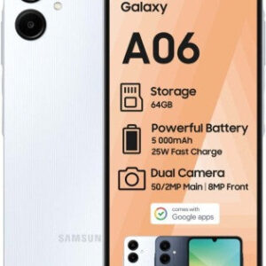 Samsung Galaxy A06 4G DS (Blue, 64 GB) (4 GB RAM)