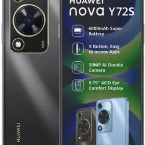 Huawei Nova Y72s (Black, 128 GB) (8 GB RAM)