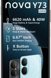 Huawei Nova Y73 (Black, 8.0 GB)