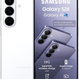 Samsung Galaxy S26 5G (White, 256 GB)