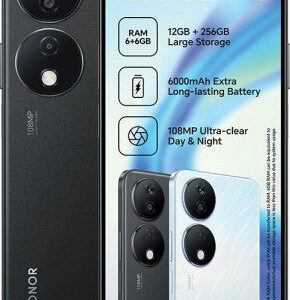 Honor X7b 4G Dual Sim 256GB (Black, 256 GB) (12 GB RAM)