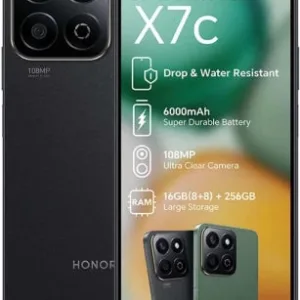 Honor X7c 4G Dual Sim 256GB (Black, 256 GB) (8 GB RAM)